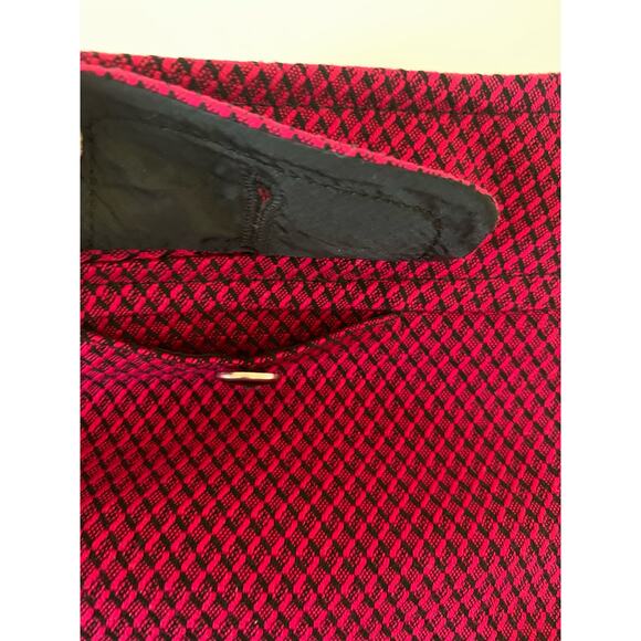 Ann Taylor Loft skirt lined size 10 pink and black euc - Picture 5 of 7